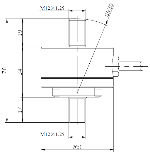 Crane type load cell